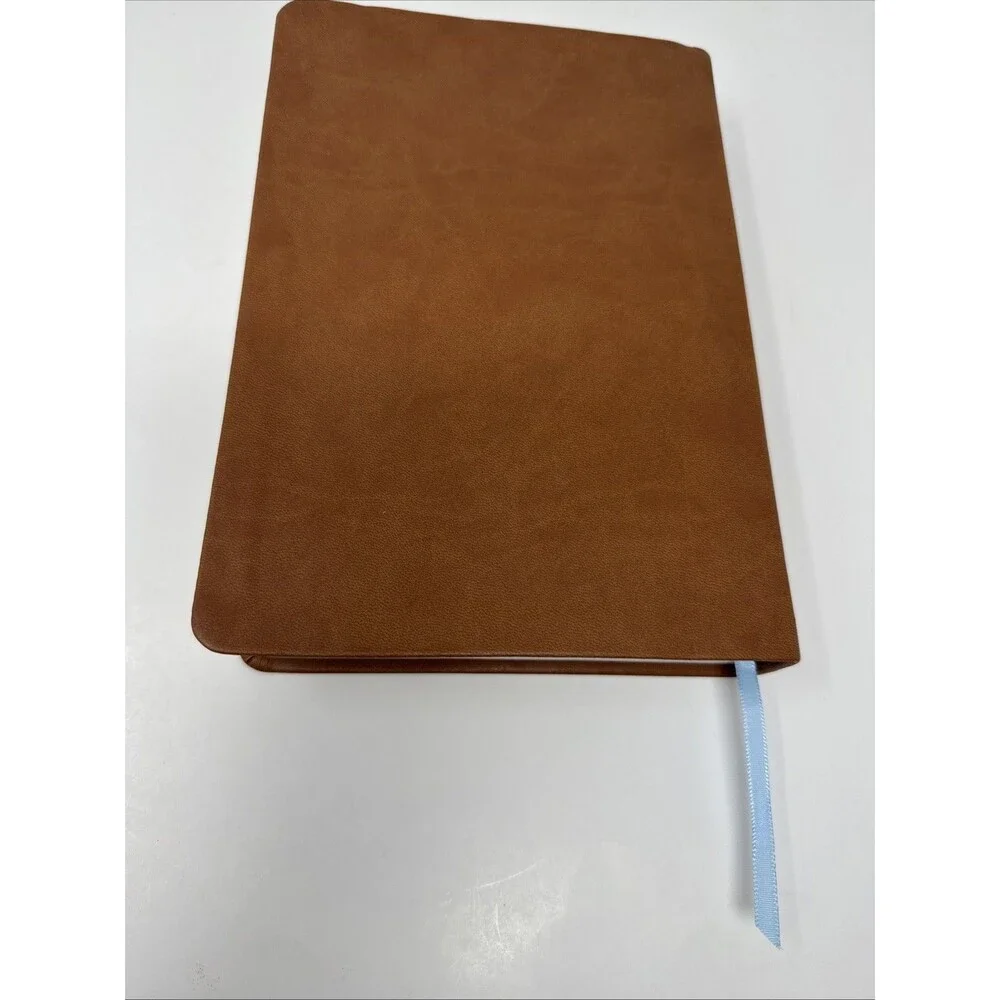 Restoration Study Bible Brown Leather 2011 NICE CLEAN imitation leather